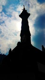 Low angle view of statue