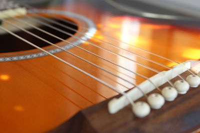 Close-up of guitar