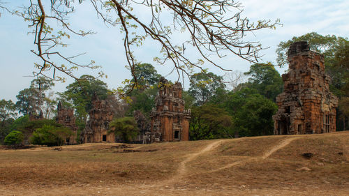 View of old temple building