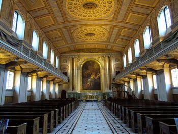 Interior of building