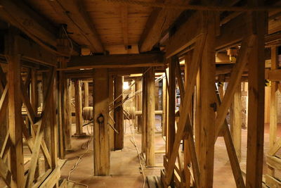 Interior of abandoned building