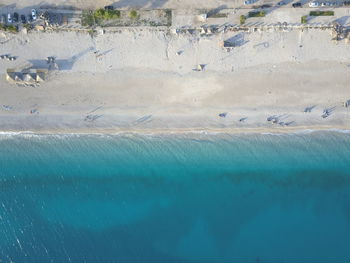 Aerial view of swimming pool