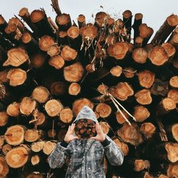 Stack of logs