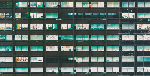 Full frame shot of modern building