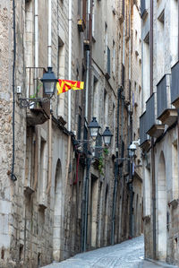 Low angle view of buildings in city