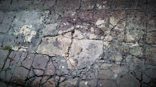 Full frame shot of weathered wall