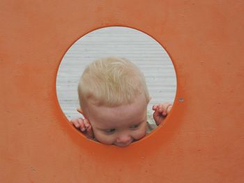 Close-up of boy