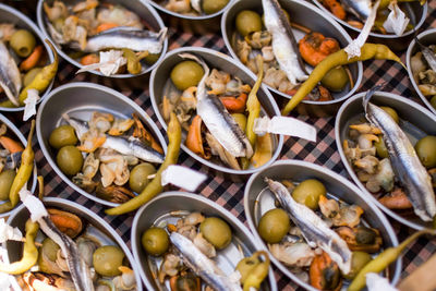 Full frame shot of food