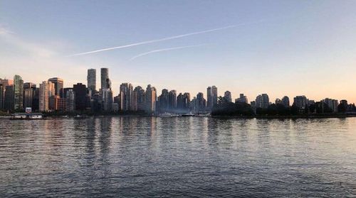 View of city at waterfront