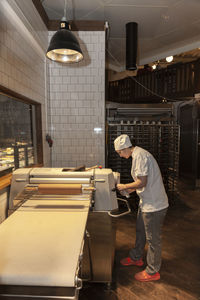 Baker at work