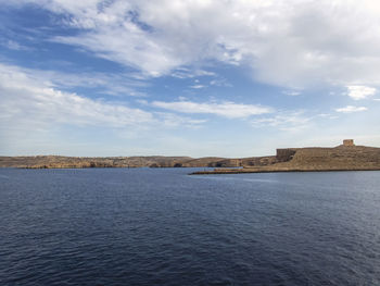 The coast of the island of comino, malta in the mediterranean sea