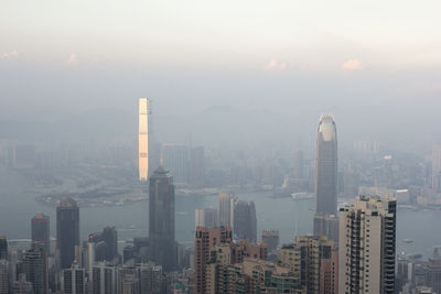 Cityscape against sky