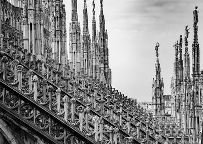 Exterior of building against sky in city