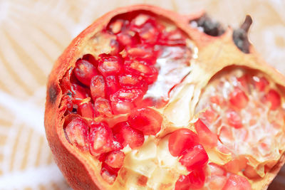 Close-up of pomegranate