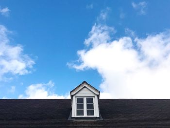 Low angle view of building against sky