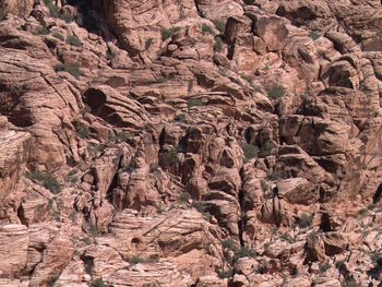 Full frame shot of rock formation