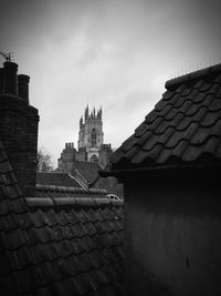 Low angle view of building against sky