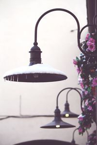 Low angle view of street light