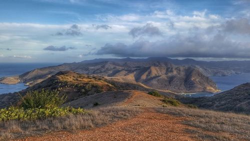 Catalina island, hiking view