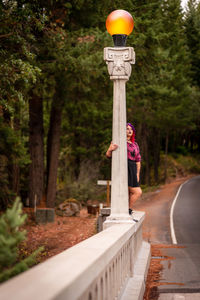 Close-up of street light