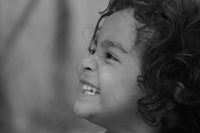 Close-up portrait of girl