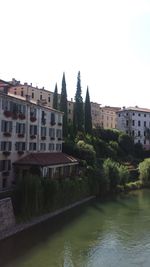 View of river with buildings in background