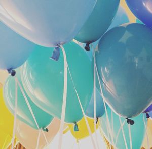 Full frame shot of colorful balloons