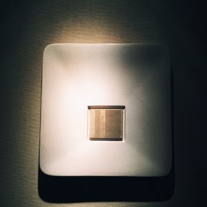 Close-up of illuminated lamp