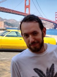 Portrait of man smiling