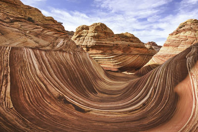 View of rock formation