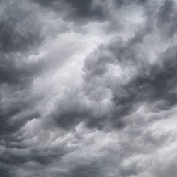 Low angle view of storm clouds in sky