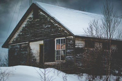 Snow covered landscape