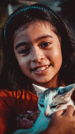 Portrait of smiling boy