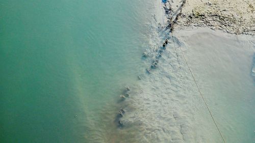 Elevated view of groyne