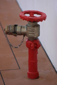 Close-up of fire hydrant