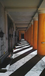 Corridor of building