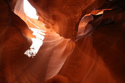 Rock formations in a canyon