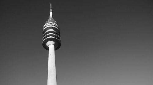 Low angle view of tower against sky