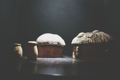 Close-up of food on table