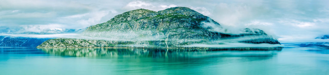 Panoramic view of sea against sky