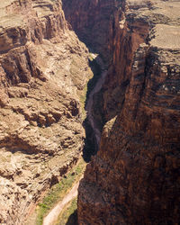 Scenic view of rocky mountains