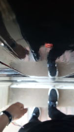 Close-up of woman in water