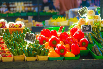 High angle view of food on table