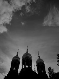 Low angle view of building against sky