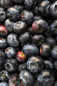 Full frame shot of blueberries
