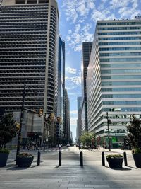 Modern buildings in city