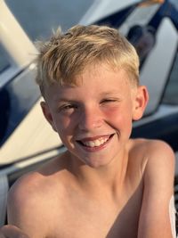 Close-up of young woman