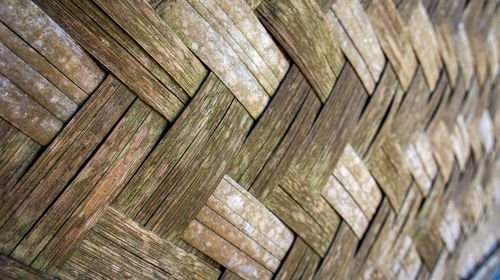 Full frame shot of wooden wall