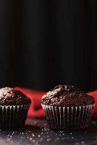 Close-up of chocolate cake