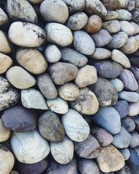 Full frame shot of stones